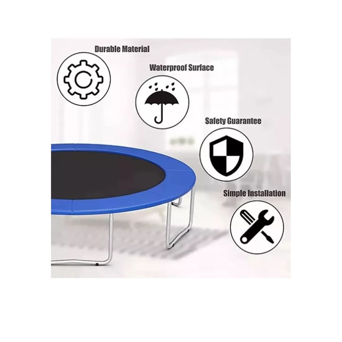 ESHOPANGIE - Cubre Resortes Cama Elástica 2,44 M- 8ft