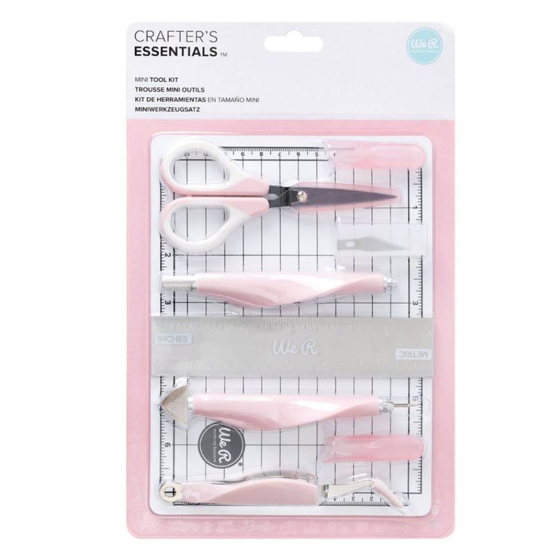 AMERICAN CRAFTS - Set de Herramientas Color Rosa We R Memory Keepers