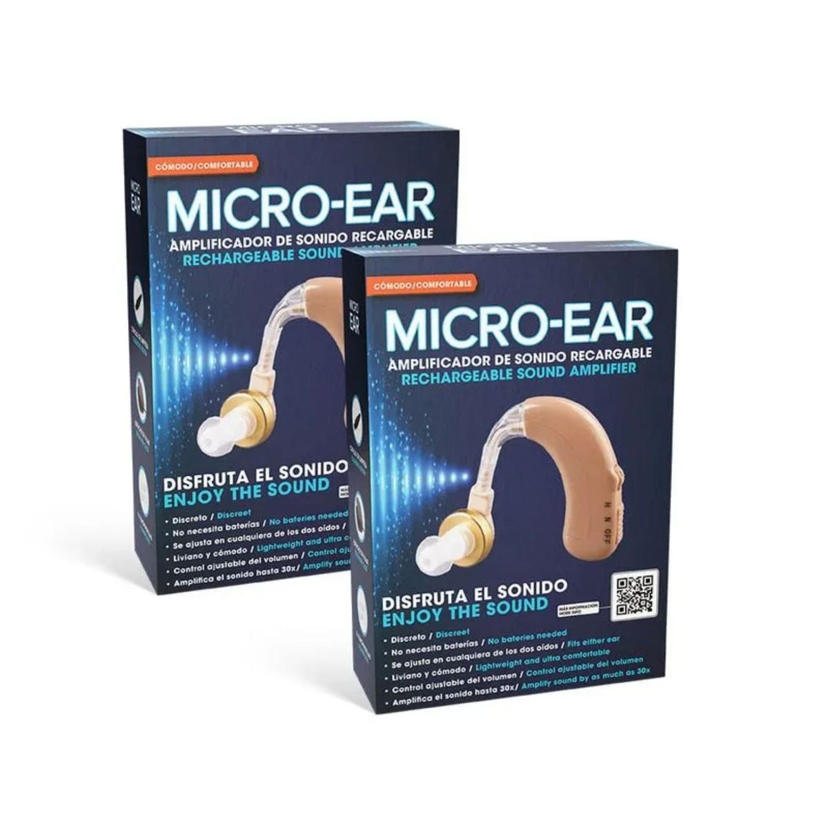 MICRO EAR - Amplificador Auditivo Micro Ear 4 Unidades