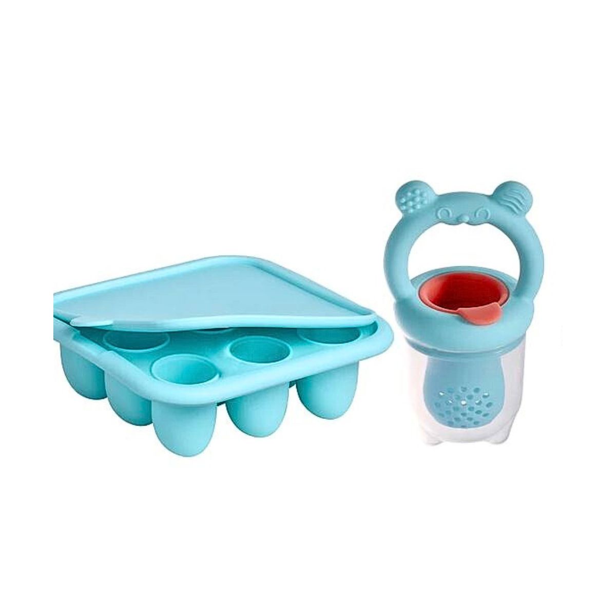 GENERICO - Molde Para Helado Chupete Alimentario Bebes Azul