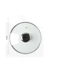 GENERICO - Tapa Para Olla De Vidrio 28cm