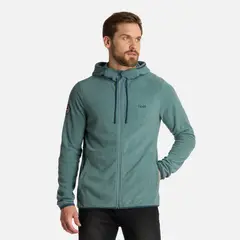 LIPPI - Polar Hombre Stripes Nano-F Full Zip Hoody Petroleo