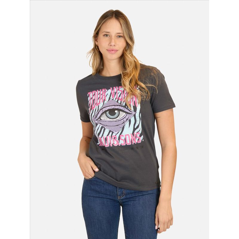 MAUI AND SONS - Polera Fairer Gris Mujer Maui And Sons_.