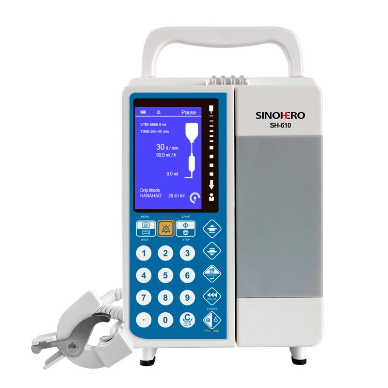 SINOHERO - Bomba de Infusión Sinohero SH610 Control Médico Intravenoso Estándar