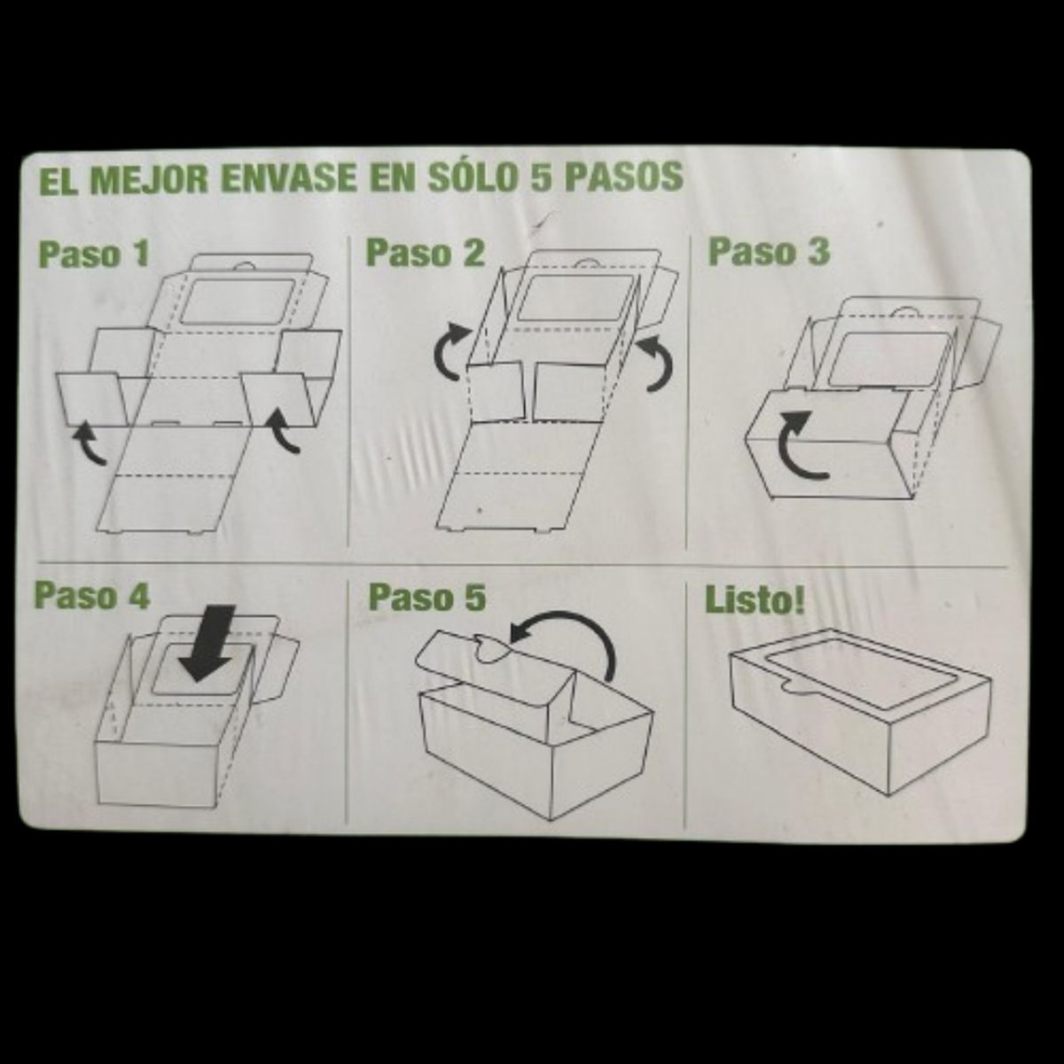 GENERICO - Pack 5 Caja M Carton Mcorr Ventana 21,2x14,7x6,8cm