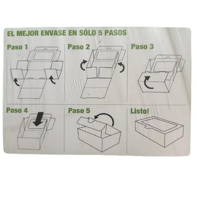 Imagen 2 del producto Pack 5 Caja M Carton Mcorr Ventana 21,2x14,7x6,8cm