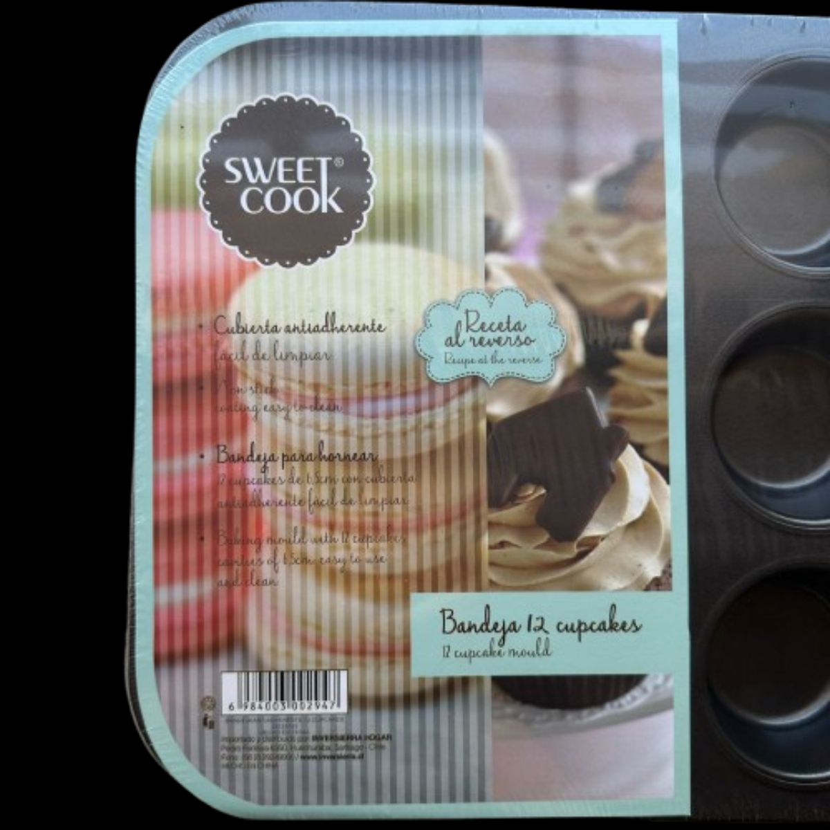 GENERICO - Molde 12 Cupcake Sweet Cook 6,5 Cm