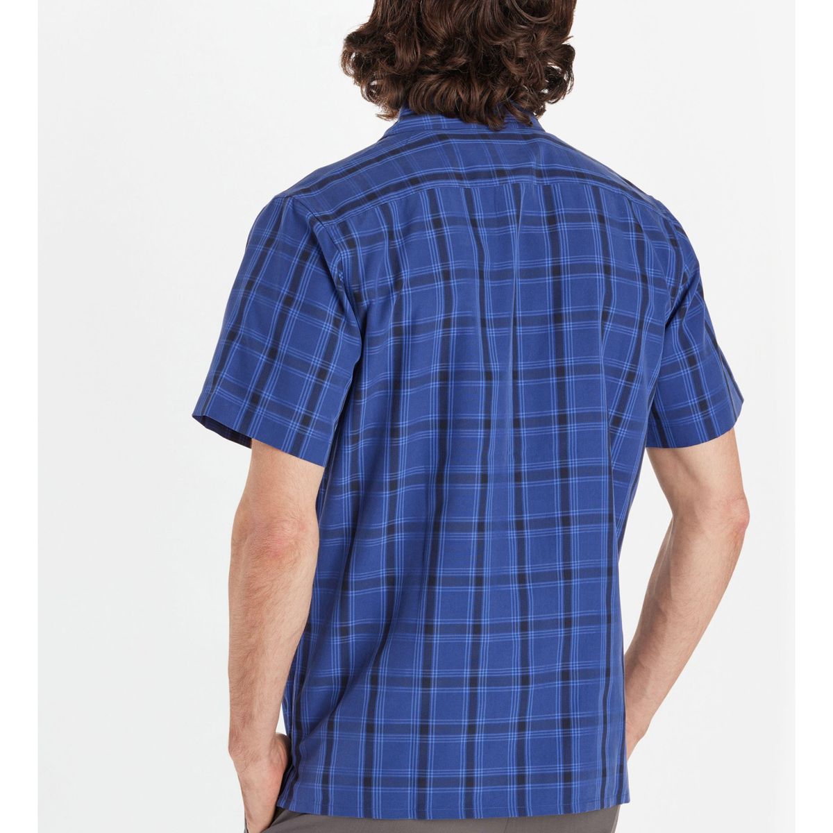 MARMOT - Camisa Manga Corta Eldridge Classic Hombre Azul
