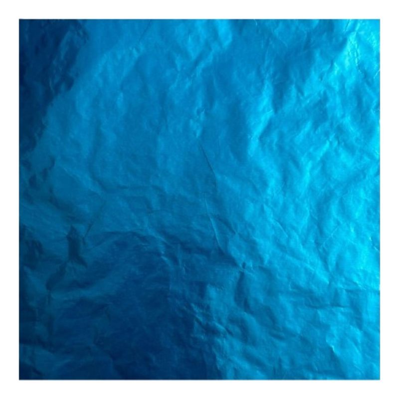 GENERICO - Pliego Papel Aluminio Azul