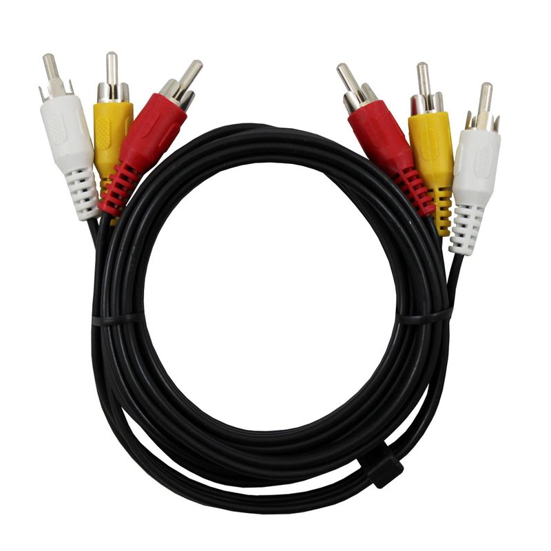 ULTRA - CABLE 3 PLUG RCA A 3 PLUG RCA 180 MTS OPEN BOX