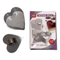 GENERICO - Timbal De Corazón 4 piezas