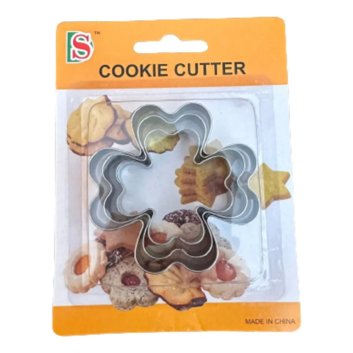 GENERICO - Cortador Galletas Trébol 3 Pcs