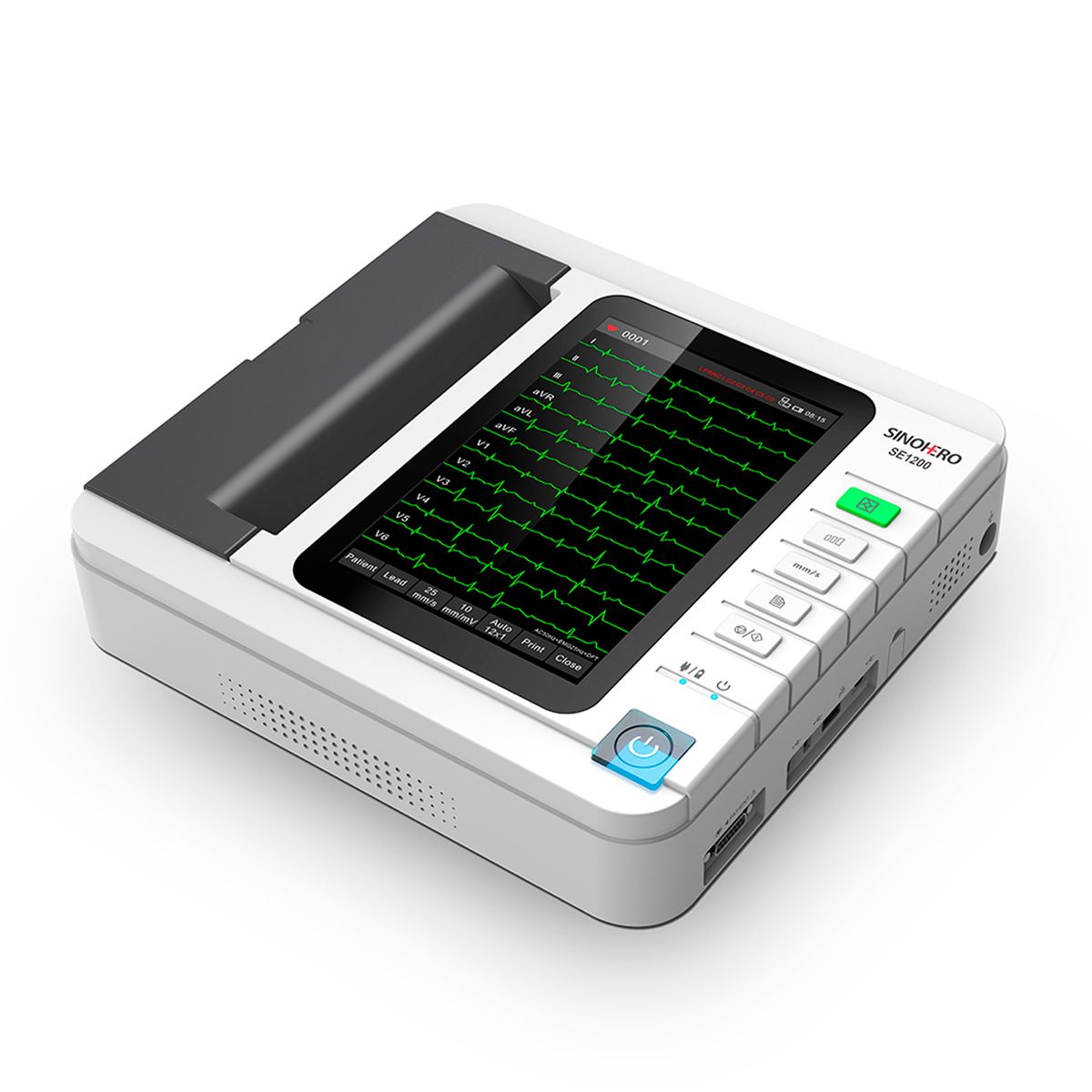 SINOHERO - Electrocardiógrafo 12 Canales Sinohero ECG SE1200