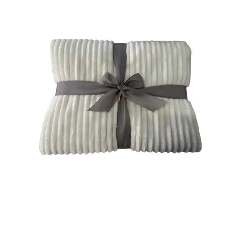 ILLUSIONS - Manta Flannel Lisa Illussions 130x150 Crema