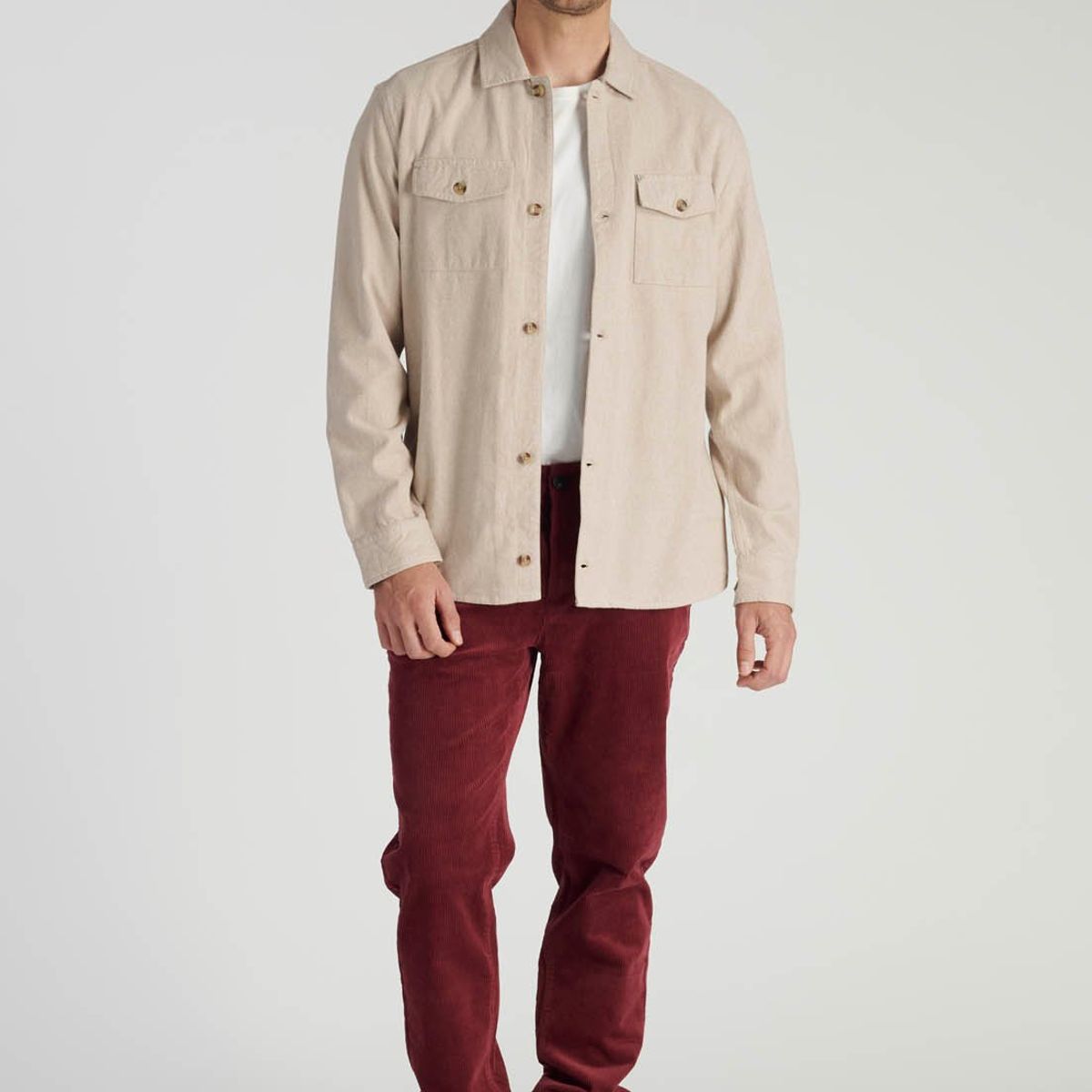 NEW MAN - Sobrecamisa Julien Avant-Garde Beige Newman