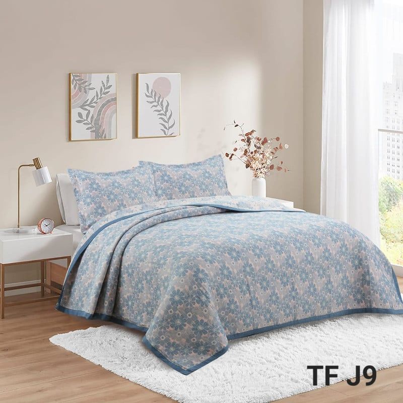 ANGELES DEL HOGAR - CUBRECAMA QUILT PURO ALGODÓN 2 PLAZA 230X250 TFJ9