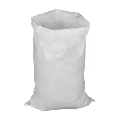 GENERICO - Pack 10 Sacos Polipropileno para escombros, color blanco 75x50 cm, 25 kg.
