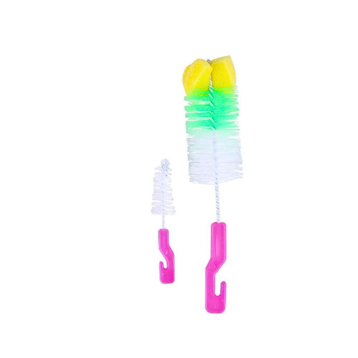 GENERICO - Set Cepillo Limpiador De Mamadera Tetina O Botella Multiusos