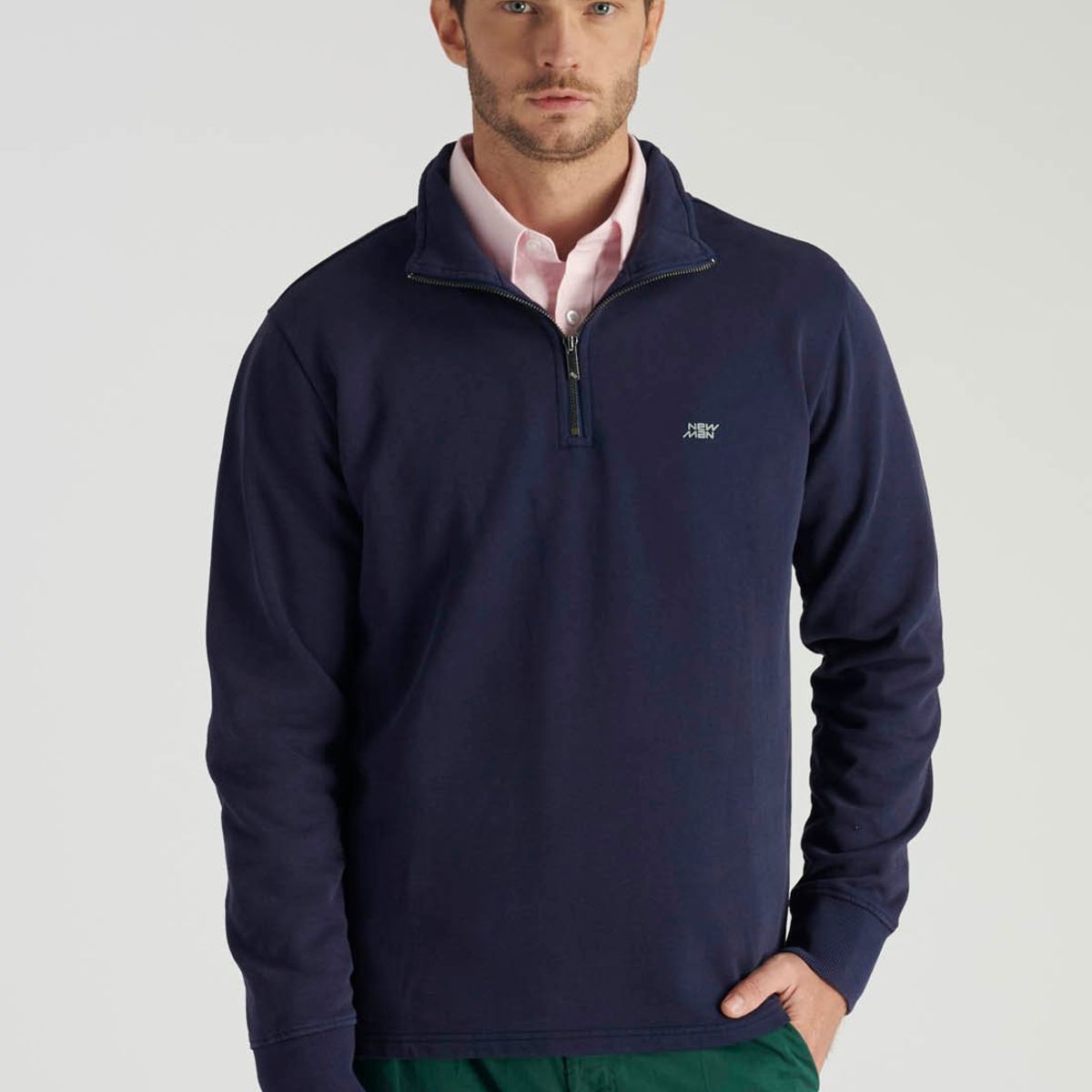 NEW MAN - Polerón Baleares Heritage Azul Newman