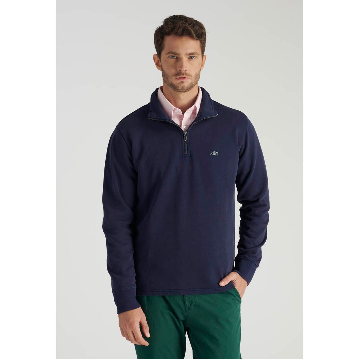 NEW MAN - Polerón Baleares Heritage Azul Newman