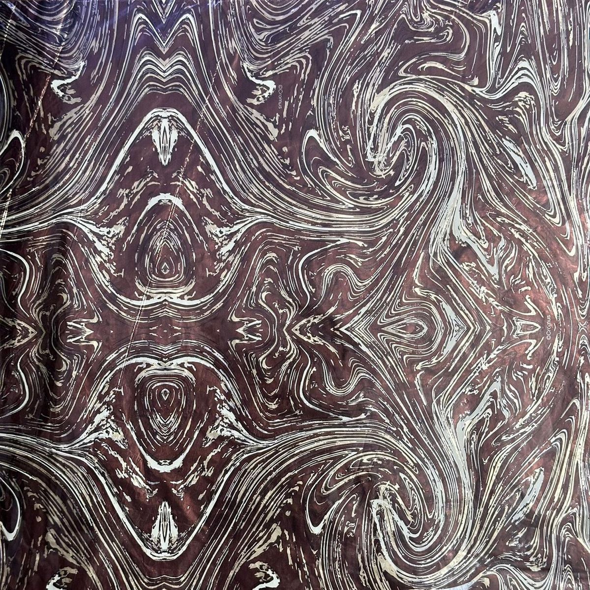 GENERICO - Pliego Papel Aluminio Cafe Con Diseño