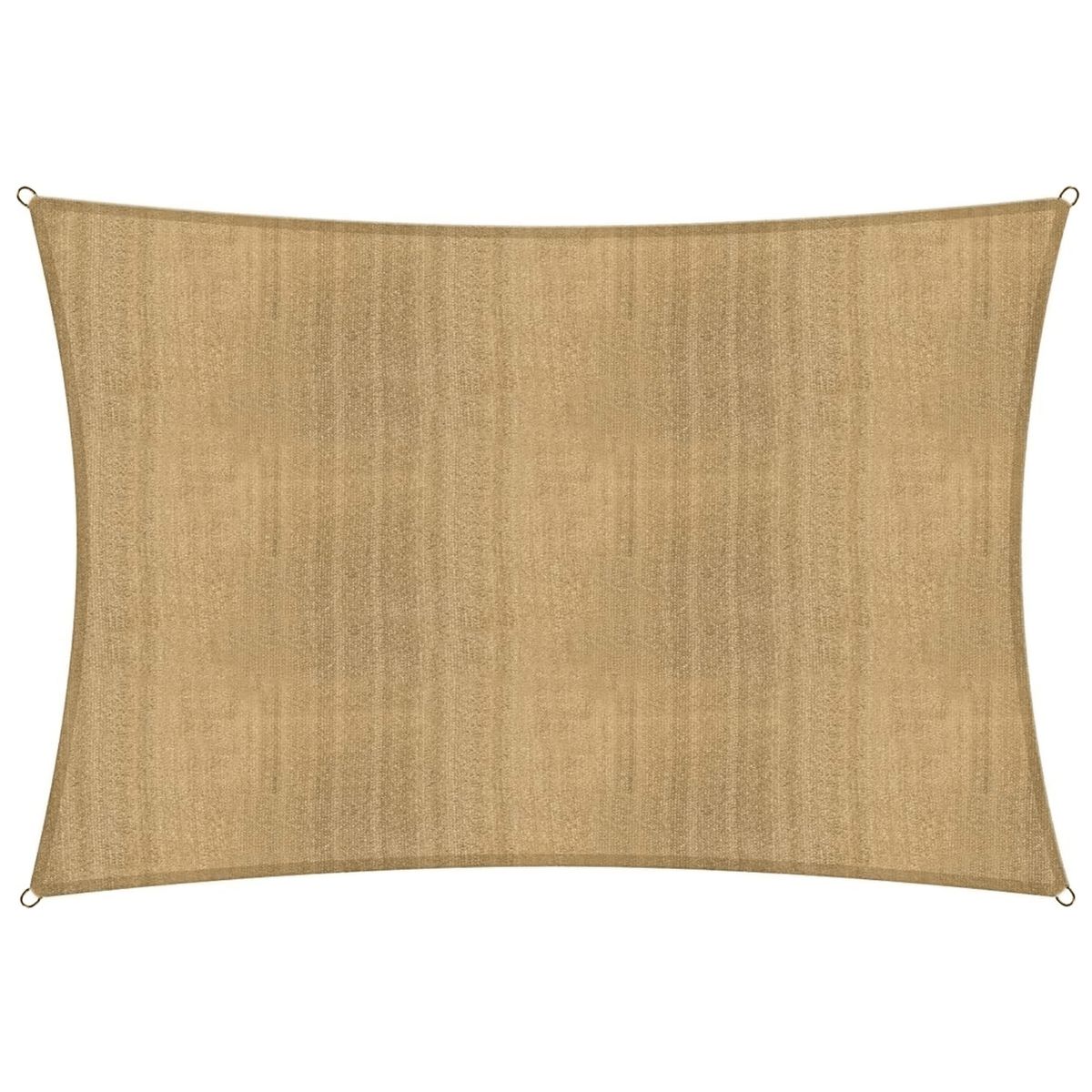 ITAHOME - TOLDO VELA QUITASOL RECTANGULAR 4x6 MT HDPE BEIGE