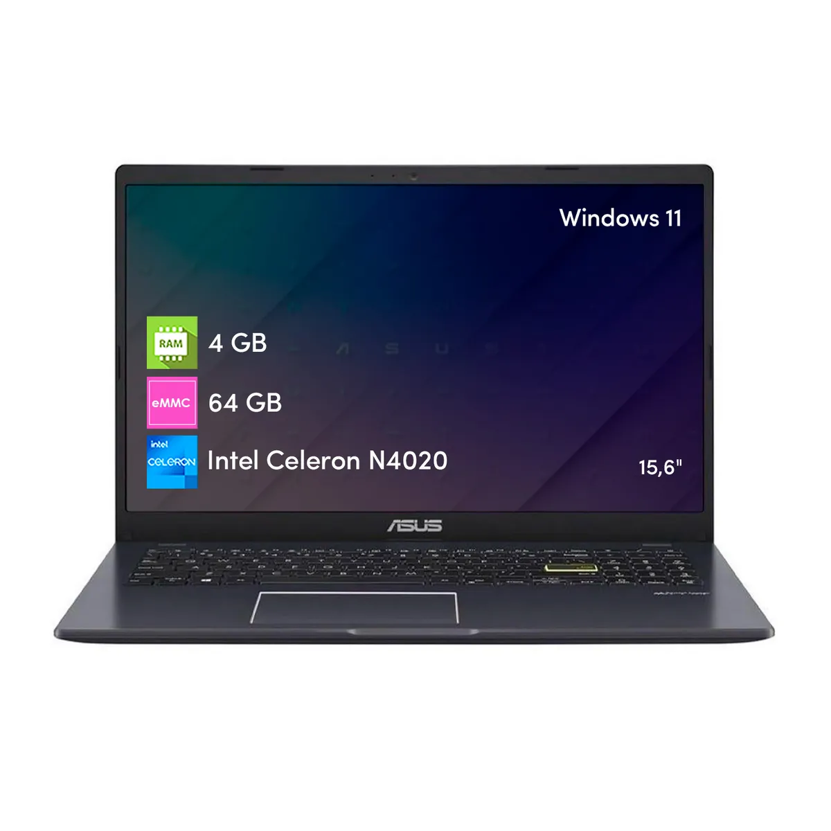 ASUS - Notebook Asus Celeron 4GB 64GB Win11 15.6