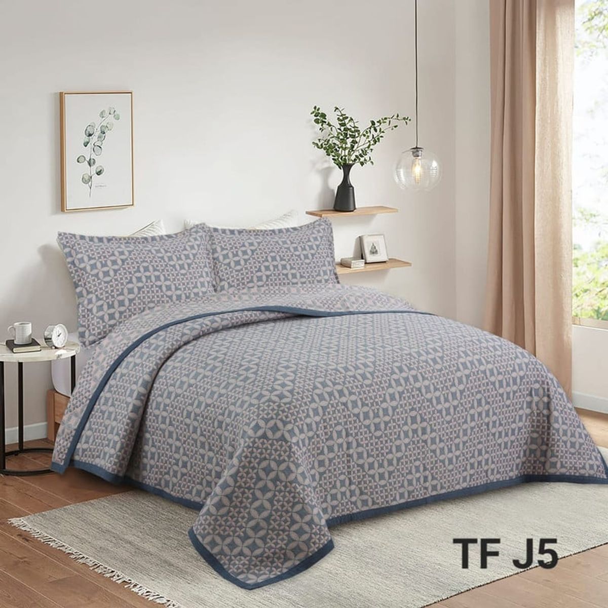 ANGELES DEL HOGAR - CUBRECAMA QUILT PURO ALGODÓN 2 PLAZA 230X250 TFJ5