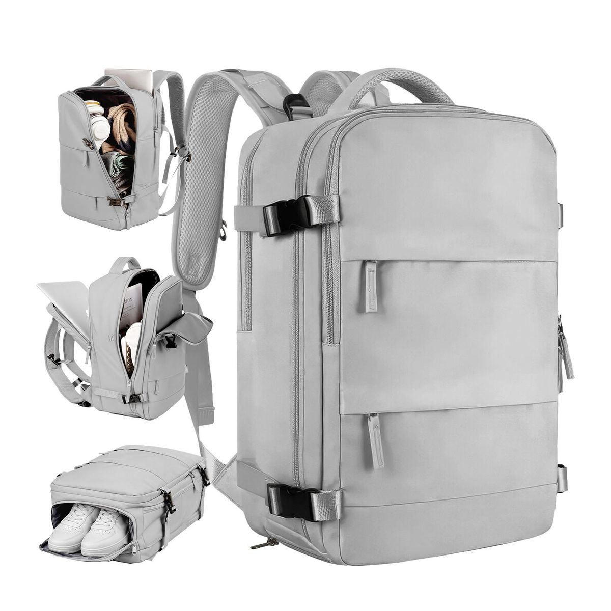 OKAERI - Mochila De Viaje Impermeable Avión Aprobado Capacidad De 40L
