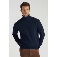 NEW MAN - Sweater Arganza Heritage Azul Newman