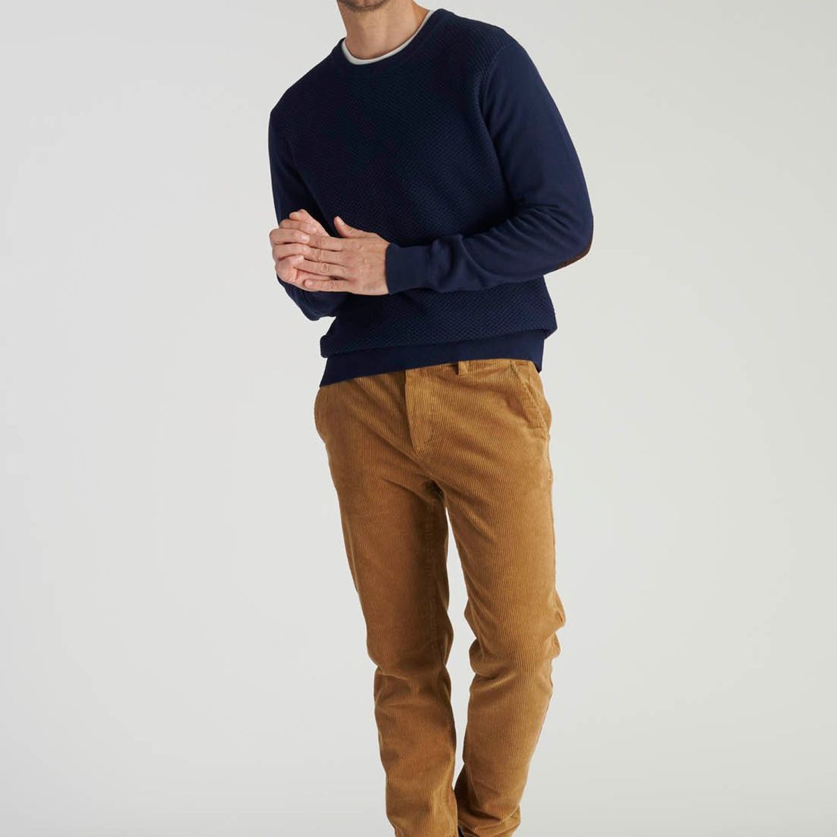 NEW MAN - Sweater Avila Heritage Azul Newman