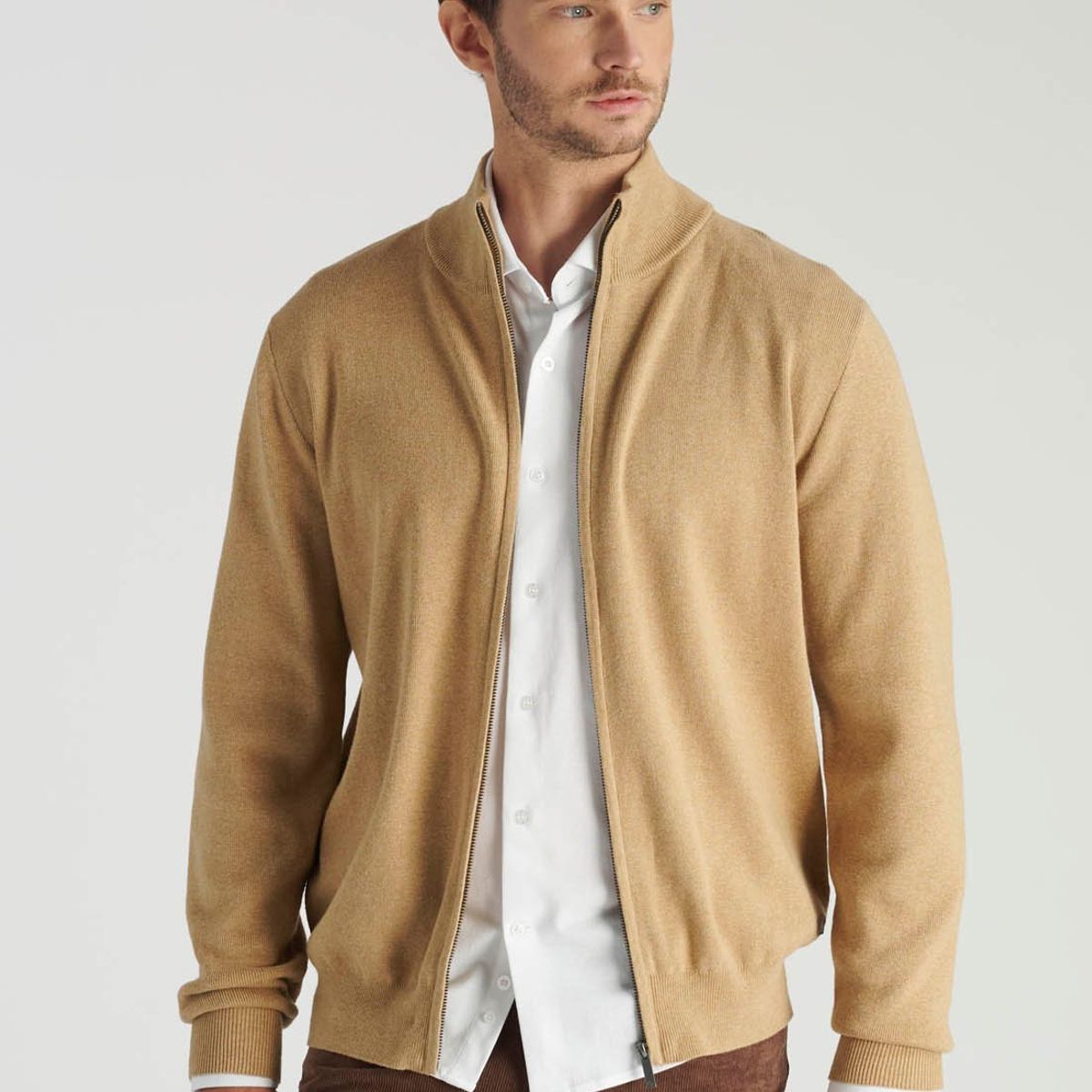 NEW MAN - Sweater  Granada Heritage Beige Newman