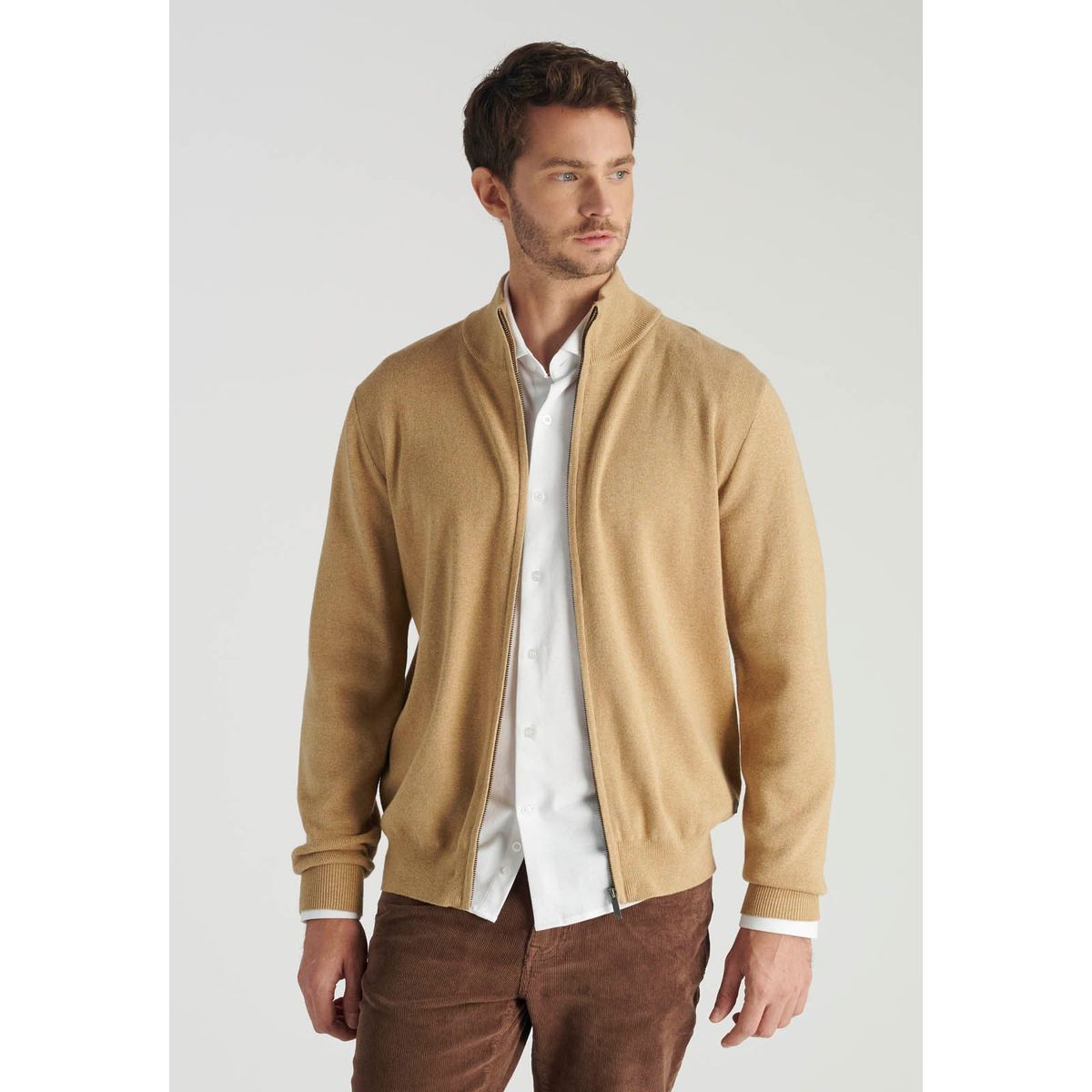 NEW MAN - Sweater  Granada Heritage Beige Newman