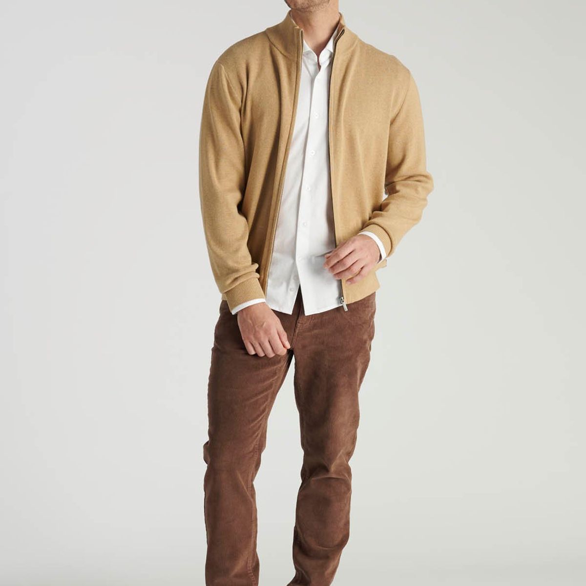 NEW MAN - Sweater  Granada Heritage Beige Newman