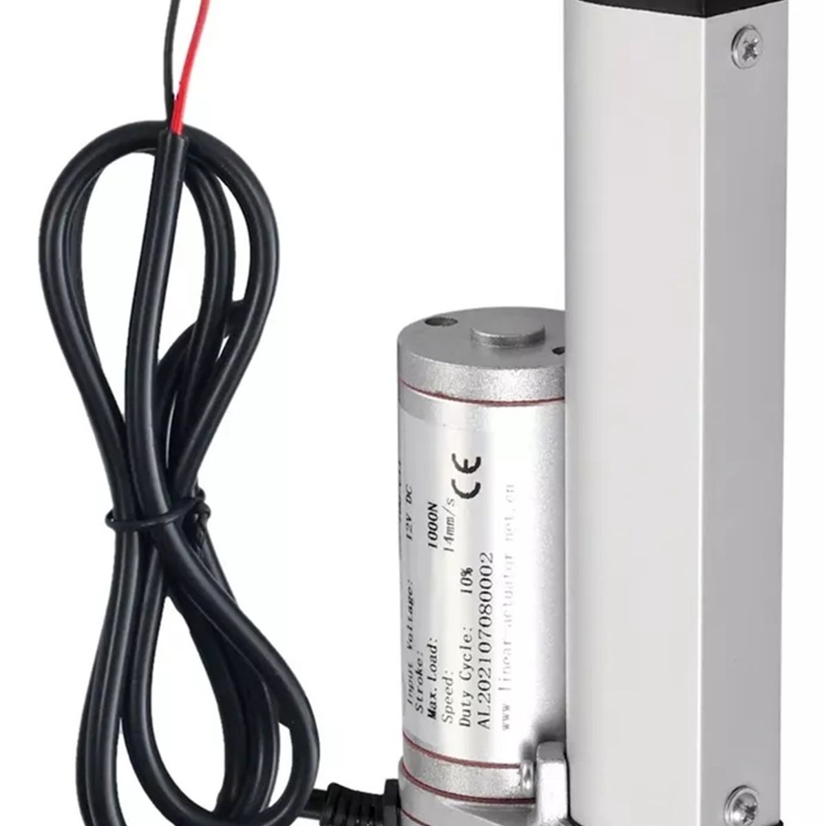 GENERICO - Actuador Lineal Dc 12v 1000n Stroke 150-500 Mm Elevador Eléctrico
