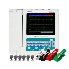 SINOHERO - Electrocardiógrafo 12 Canales ECG SE1200 Lite Conectividad WiFi y USB