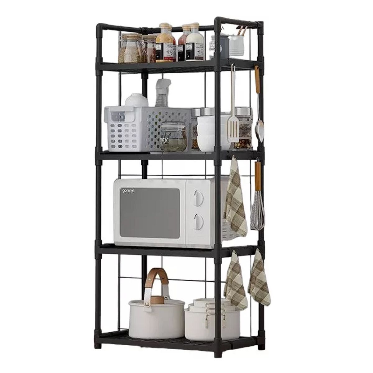 GENERICO - Estante Organizador De Cocina Sala Multifuncional Color Negro