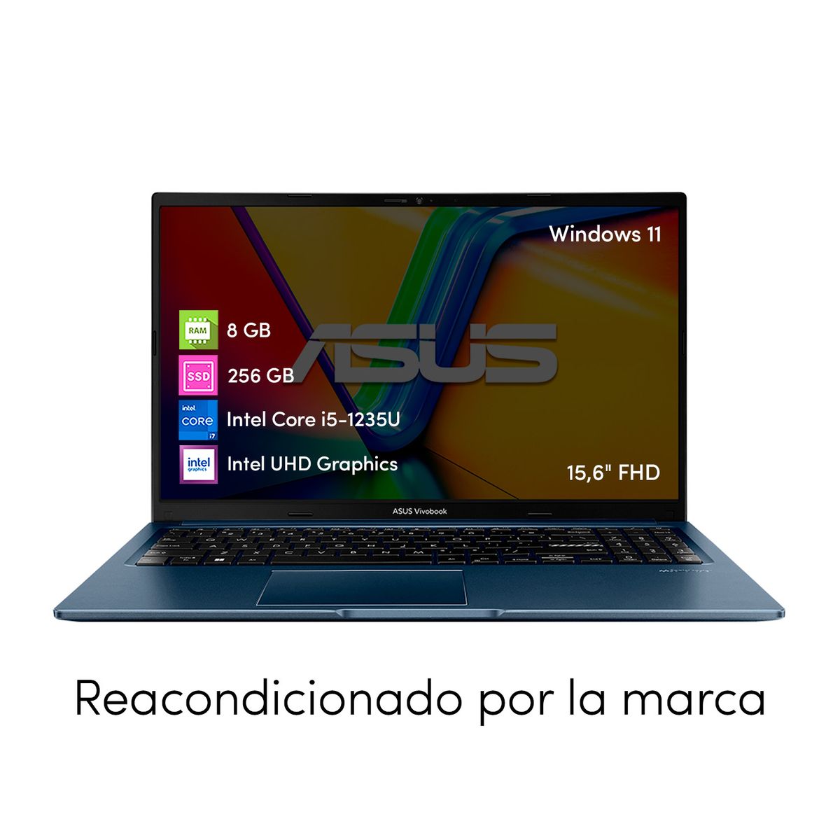 ASUS - Notebook Asus Vivobook Intel Core i5 8GB RAM 256GB SSD Win11 15.6