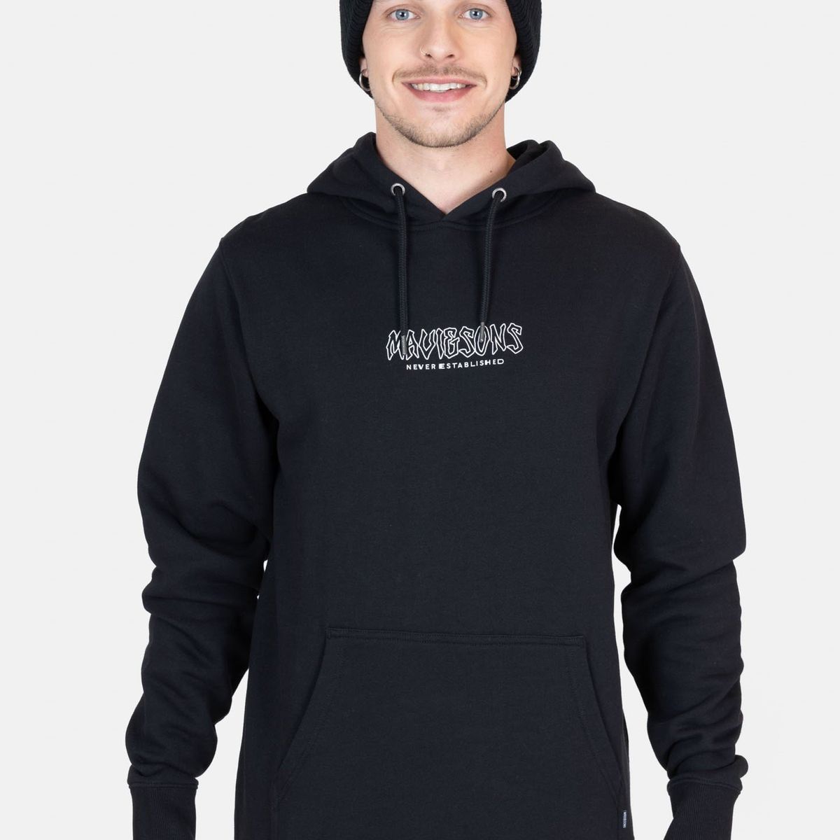 MAUI AND SONS - Poleron Canguro Heat Negro Hombre Maui And Sons - Negro.