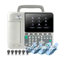SINOHERO - Electrocardiógrafo 6 Canales ECG SE608 Conectividad WiFi