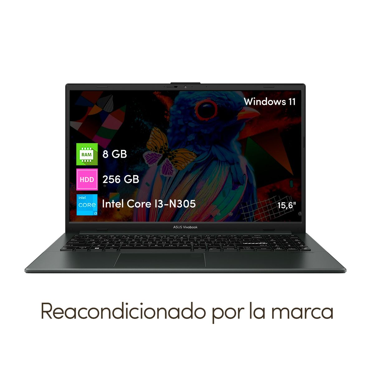 ASUS - Notebook Asus Vivobook Intel Core i3 8GB 256GB SSD W11 15.6