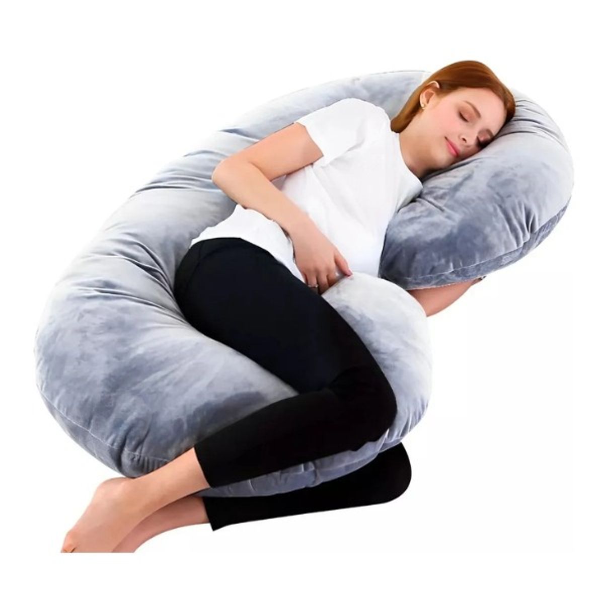 GENERICO - Cojín Almohada Maternal + Funda Extra Suave