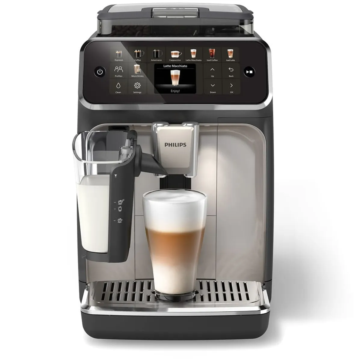 PHILIPS - Cafetera espresso automática Philips EP5547/90 Sistema Latte