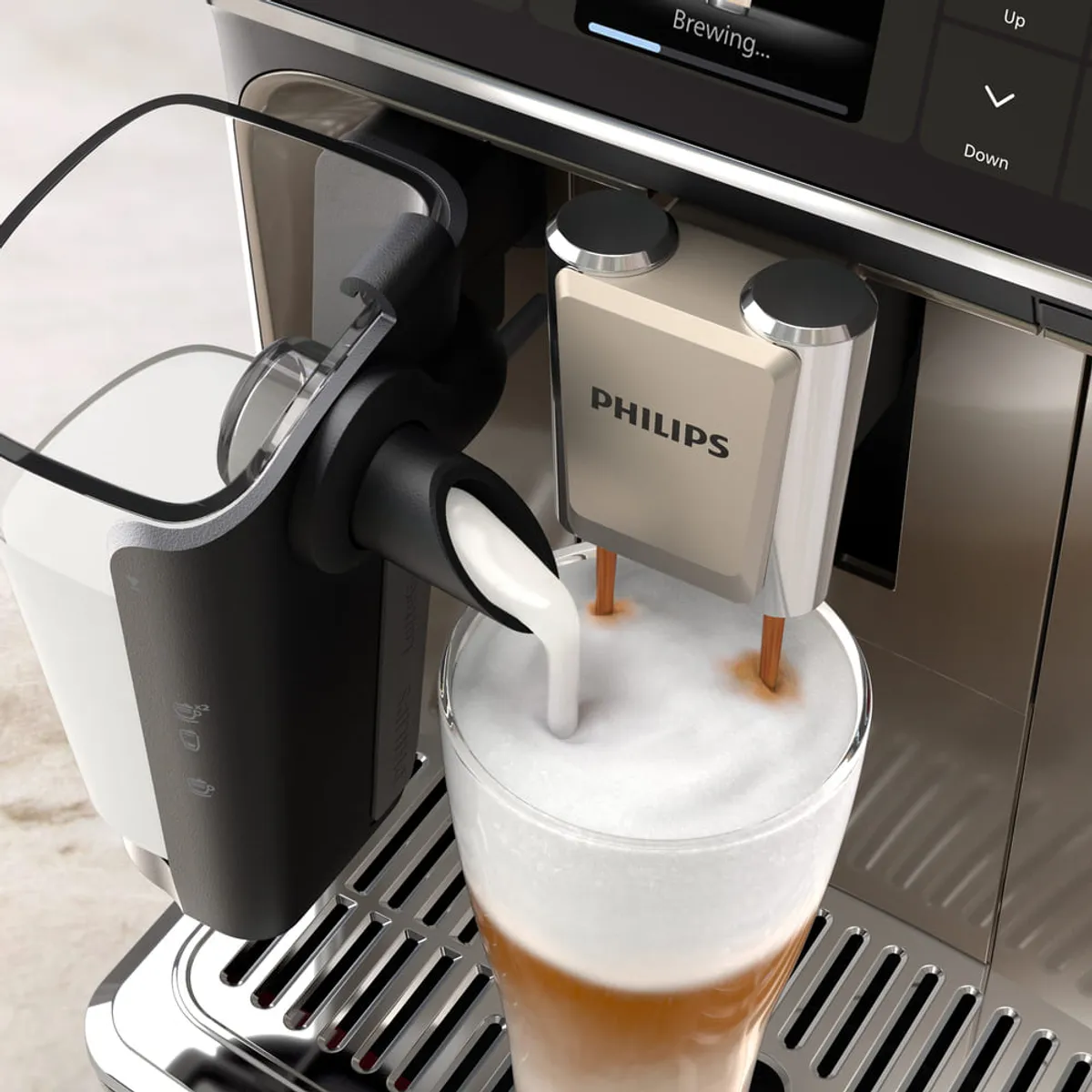 PHILIPS - Cafetera espresso automática Philips EP5547/90 Sistema Latte