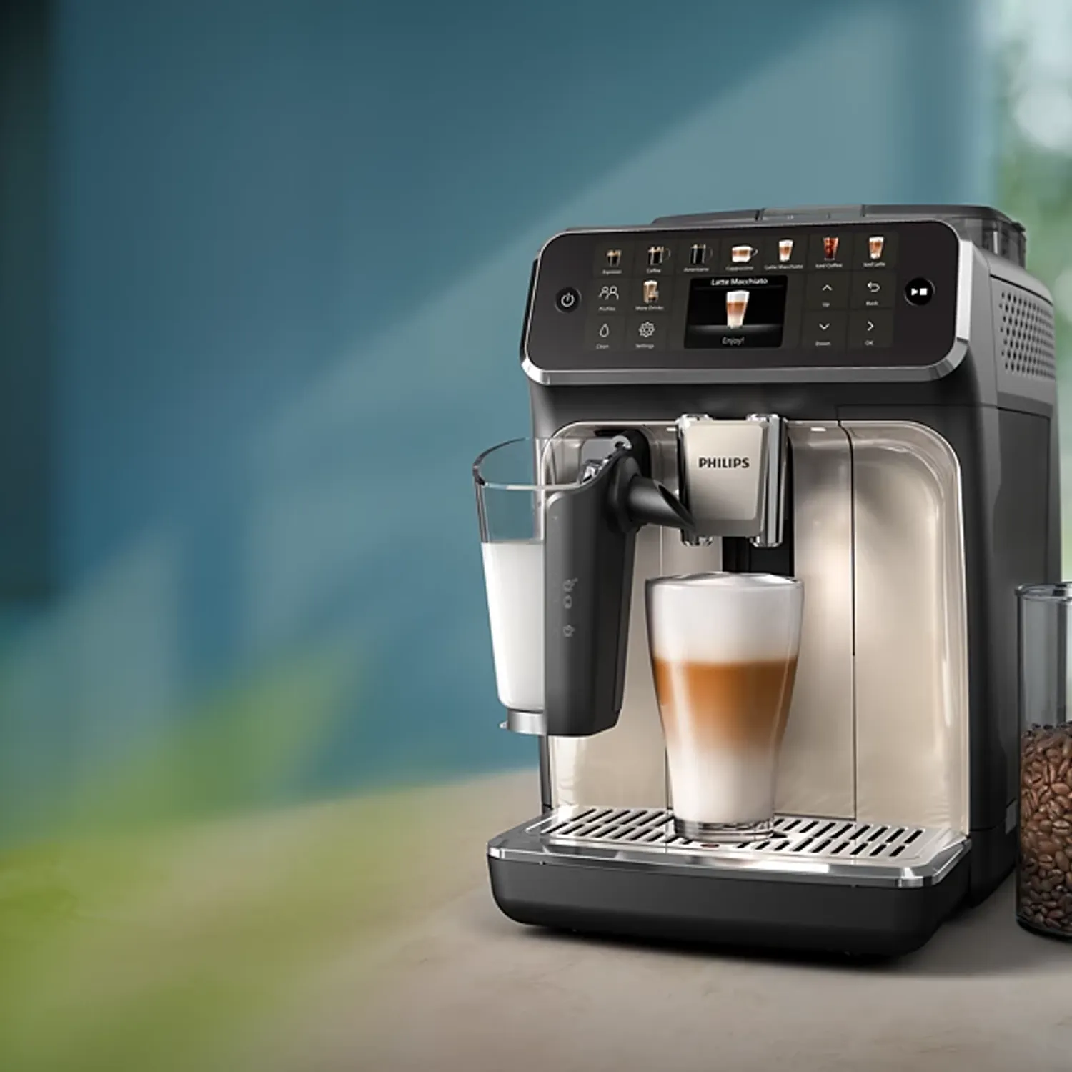 Cafetera espresso automática Philips EP5547/90 Sistema Latte