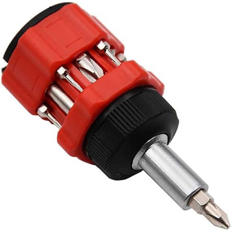 GENERICO - MINI ATORNILLADOR 12 EN 1 CON IMAN