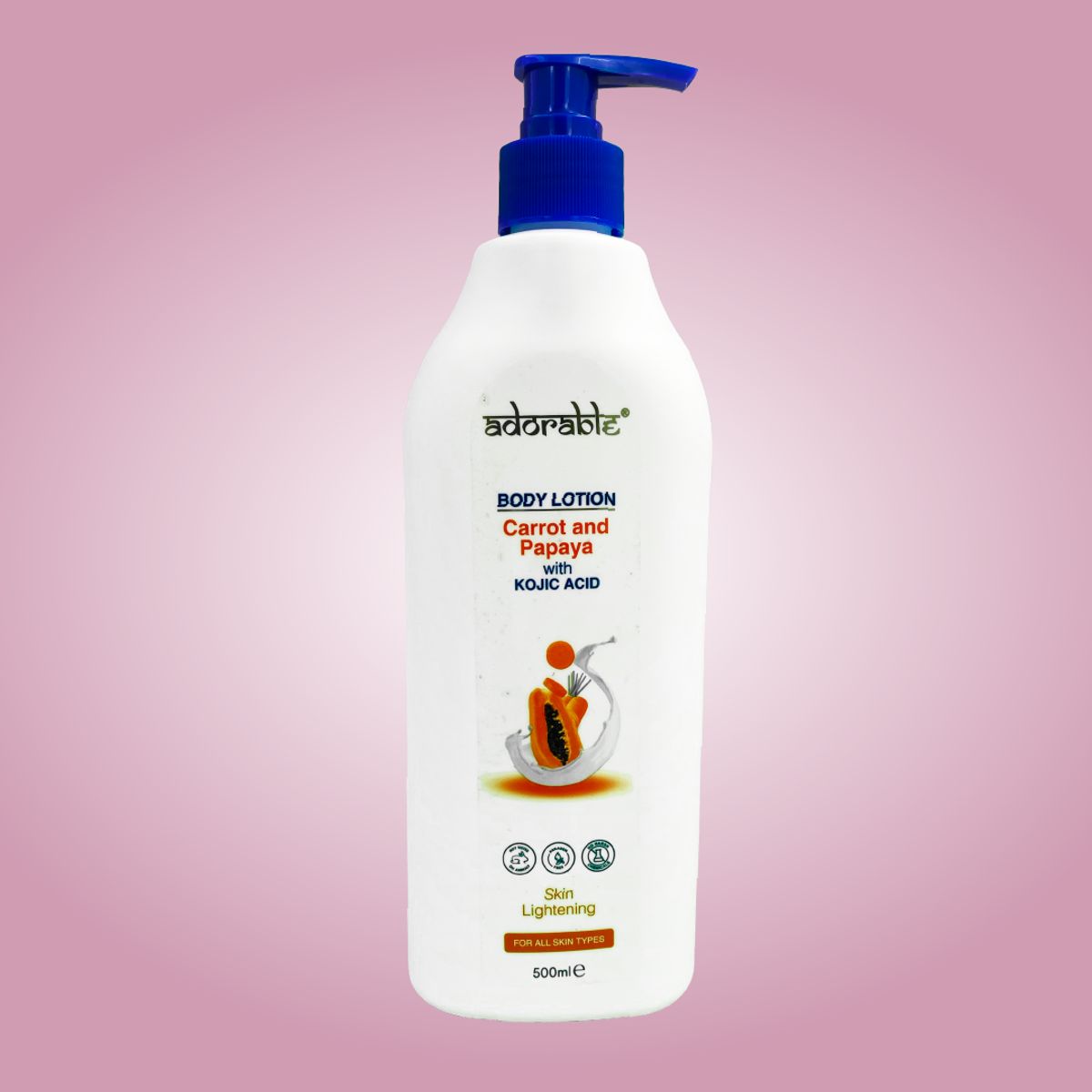 ADORABLE - Adorable Loción Corporal Papaya Carrot & Acido kojico 500 ml