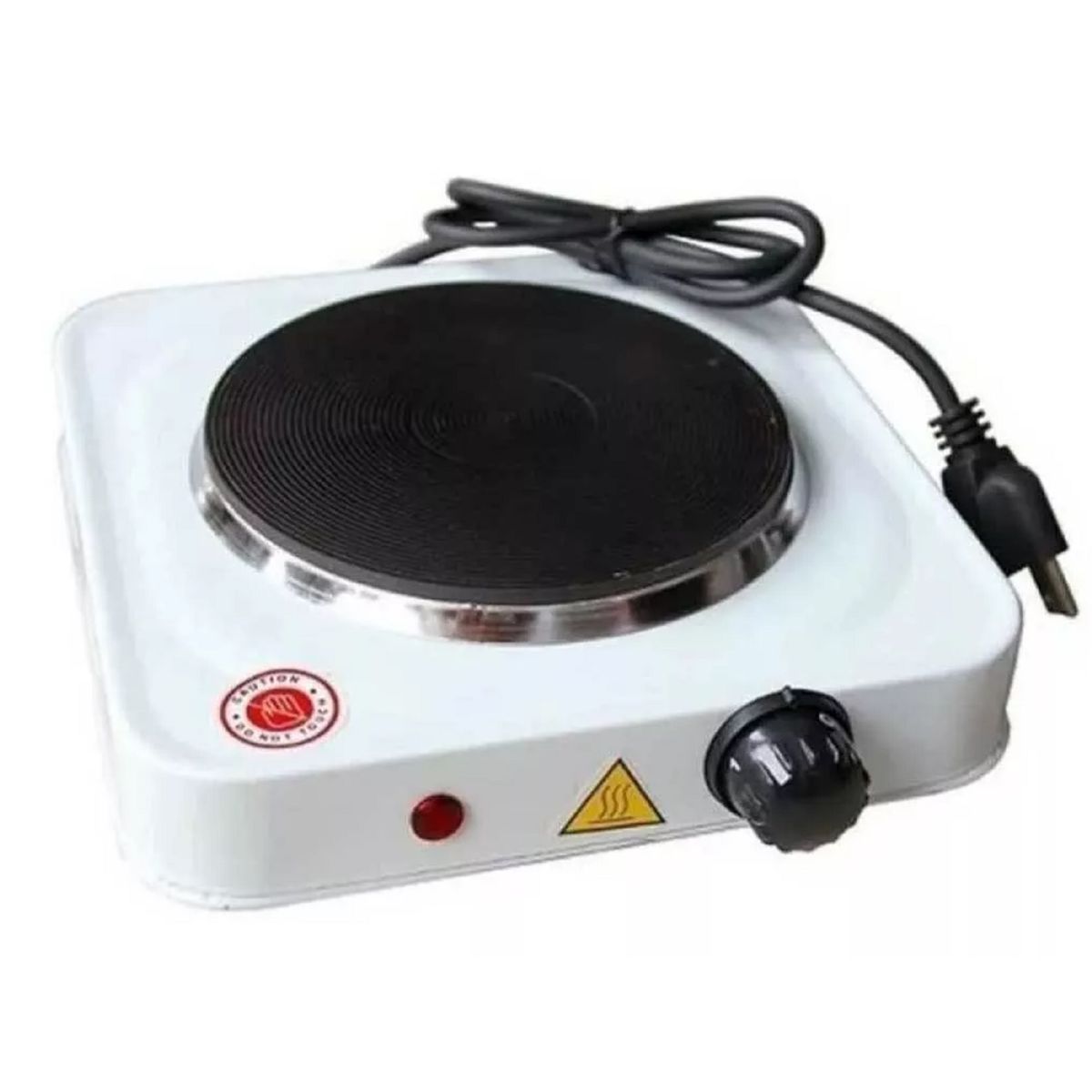 GENERICO - Cocina Cocinilla Eléctrica 1 Plato Encimera De 1000w Color Blanco