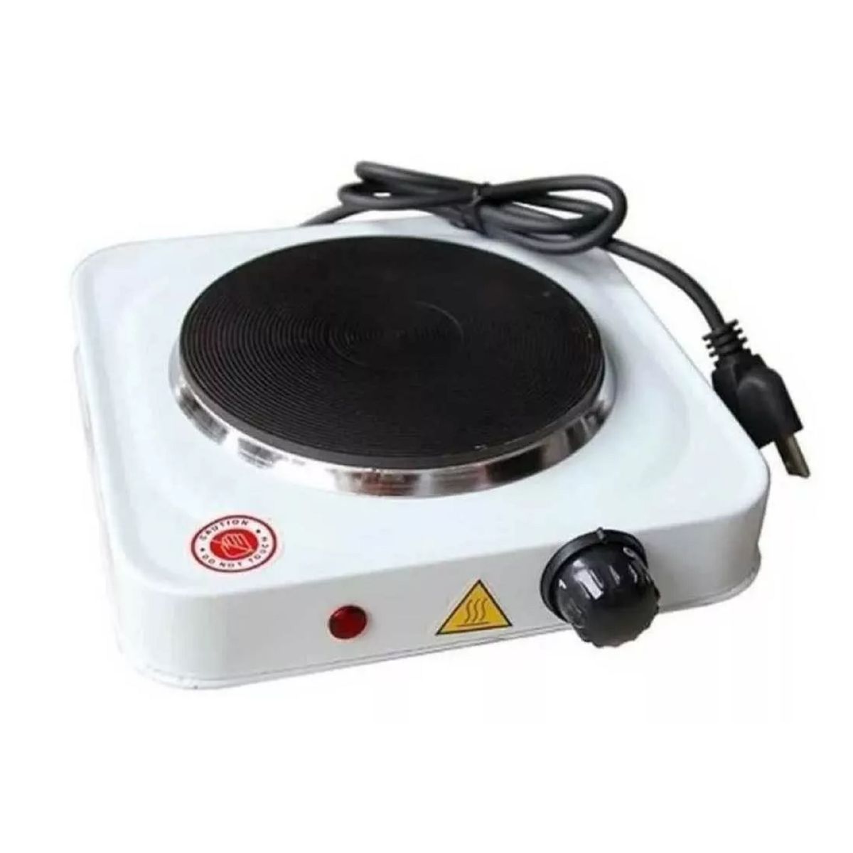 GENERICO - Cocina Cocinilla Eléctrica 1 Plato Encimera De 1000w Color Blanco