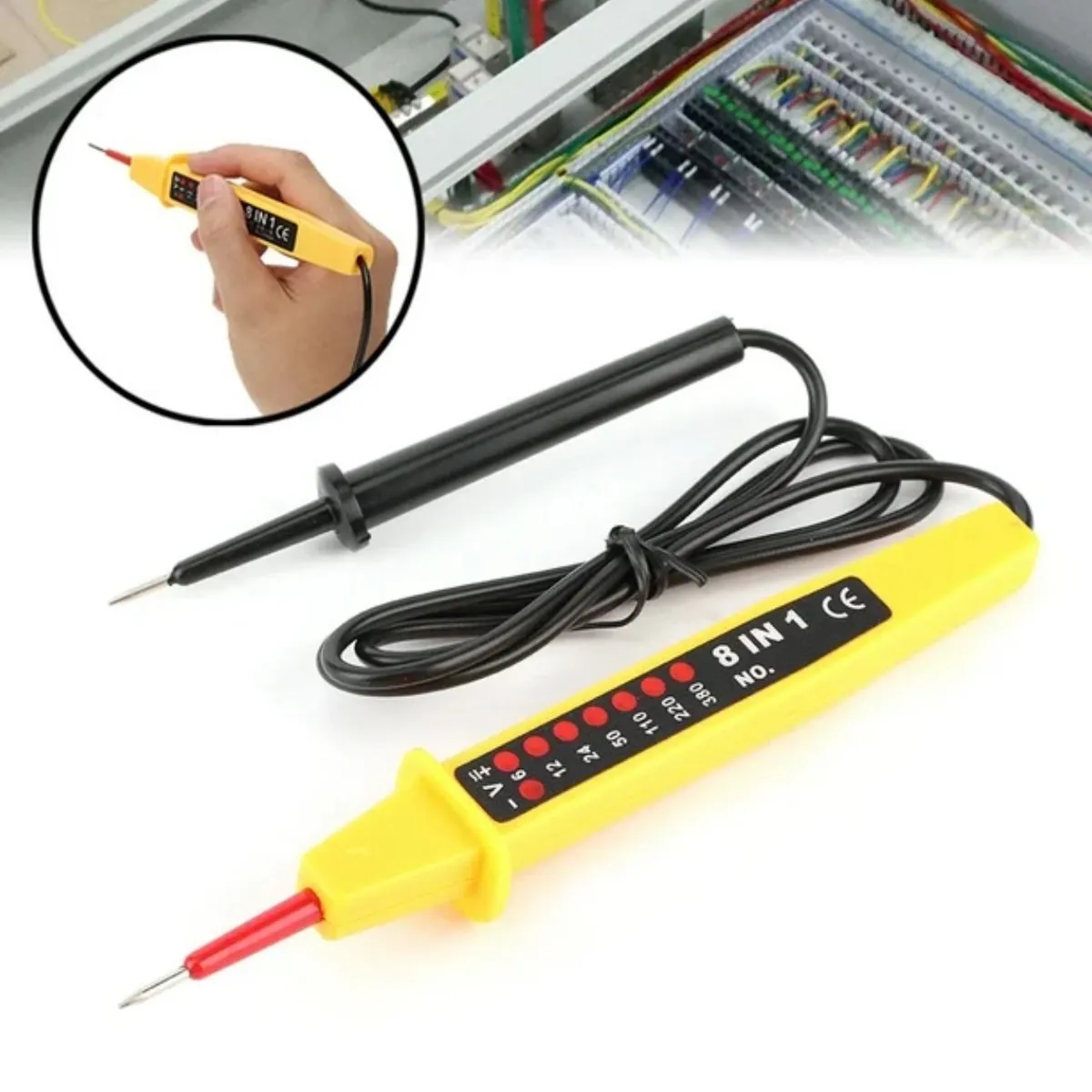 GENERICO - Tester Proba D Voltaje 3 En 1 Ac/dc Para Electrónica Técnico